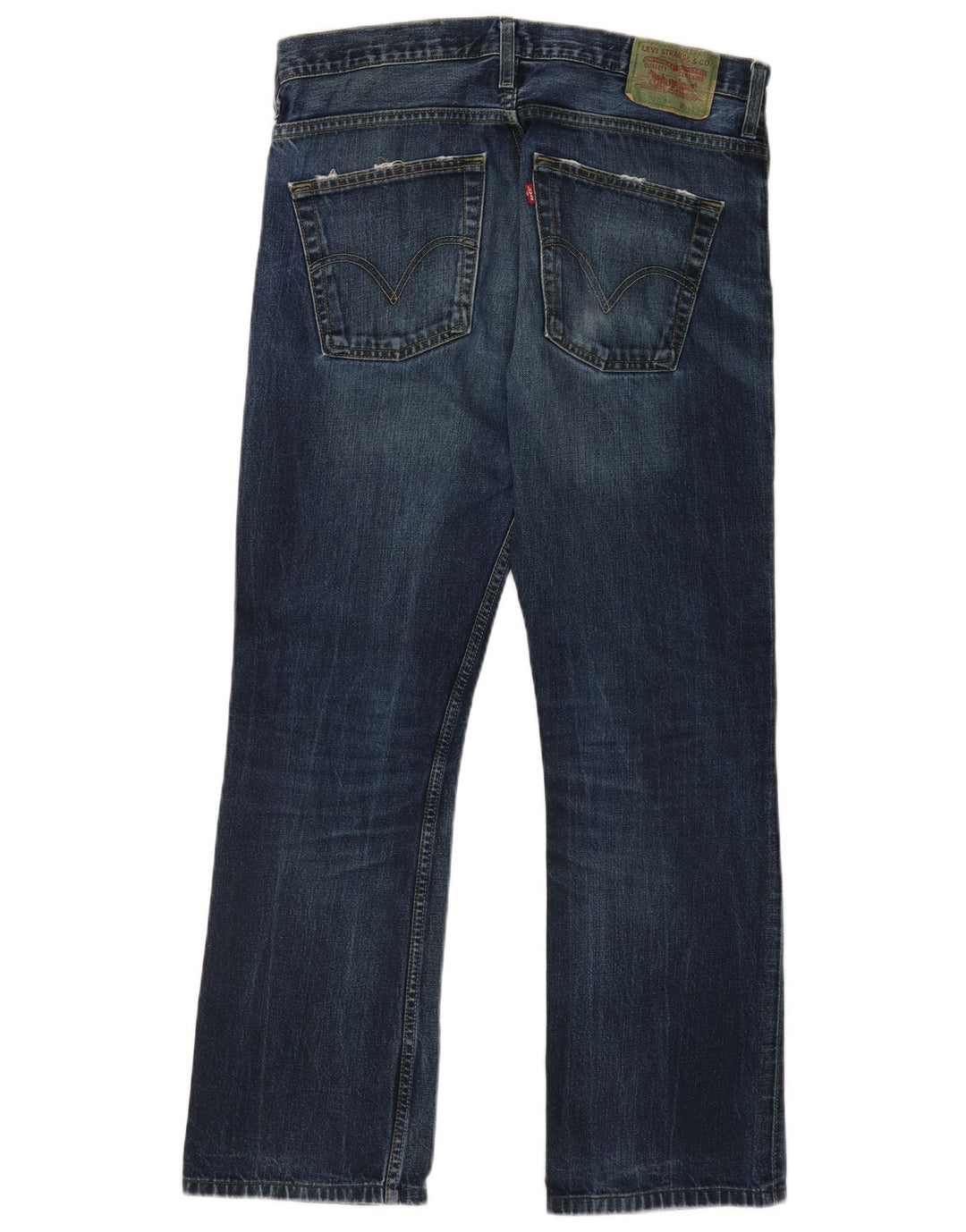 Levi's muške 507 Bootcut traperice W34 L34 plavi pamuk