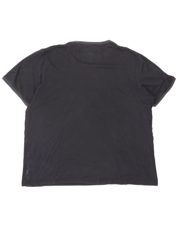 TED BAKER Muška majica kratkih rukava 2XL tamnoplavi pamuk