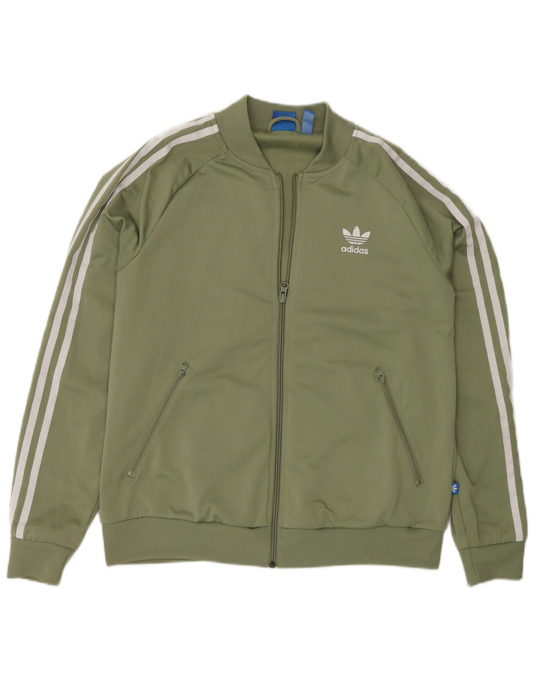 Adidas ženska gornja jakna trenirke UK 16 veliki zeleni poliester