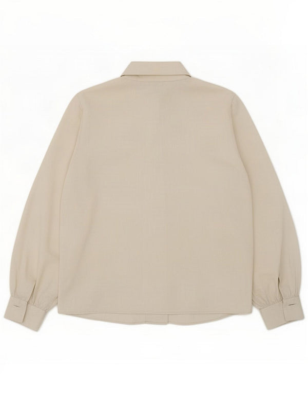 Zara Womens Shirt Blouse UK 16 Large White Polyester