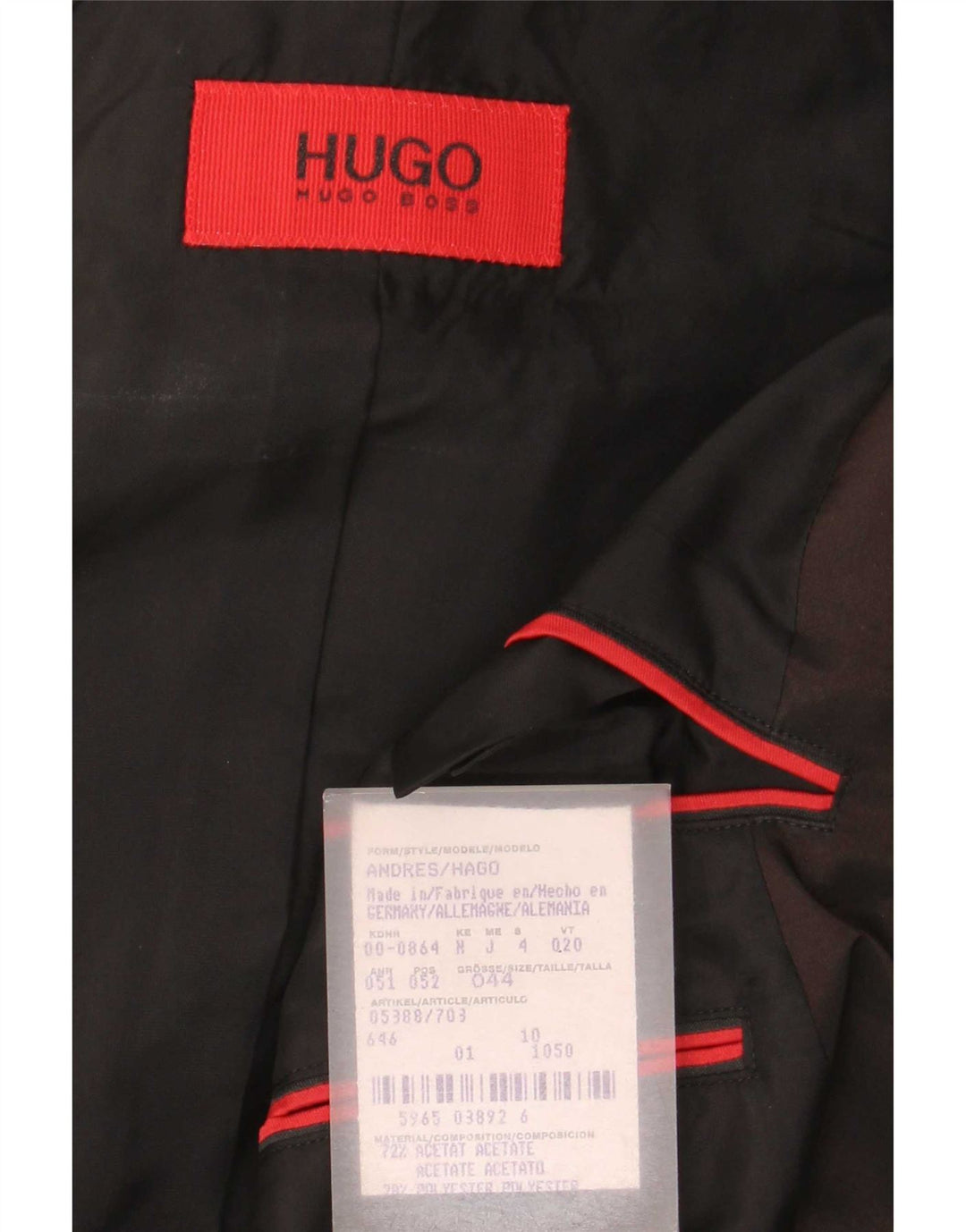 Hugo Boss muški sako EU 44 XS smeđi acetat