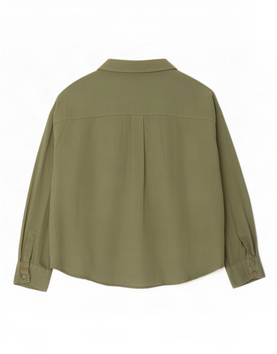 Zara ženska majica majica UK 14 Srednje zeleno platno