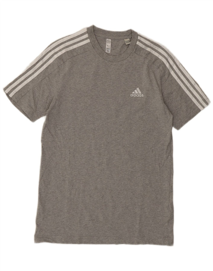 Adidas muška majica kratkih rukava mala siva pamuk