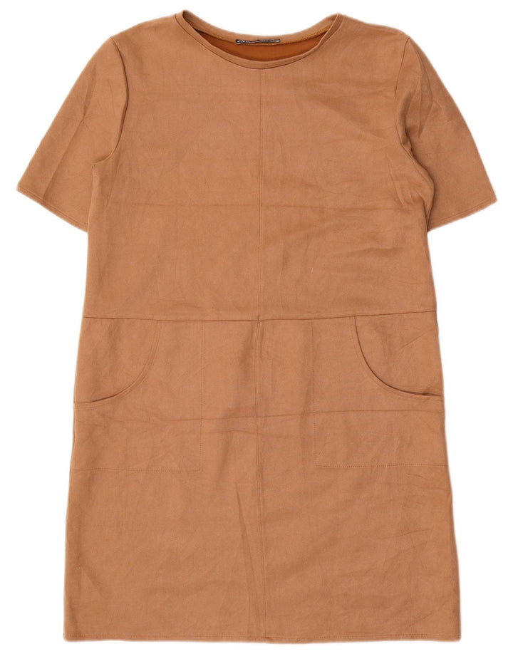 Zara ženska duga haljina UK 16 Large Brown