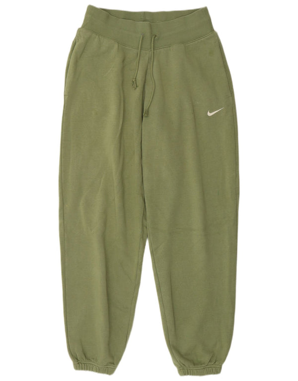 Nike Ženska trenirka Hlače Joggers UK 10 Small Green Cotton