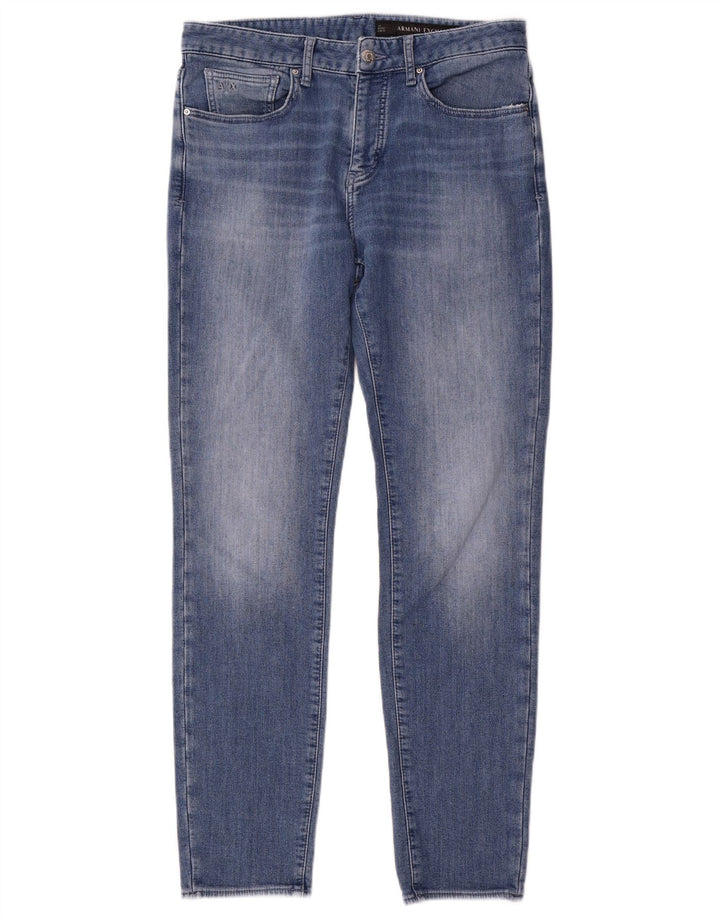 Armani Exchange Ženske uske traperice W32 L32 Plavi pamuk