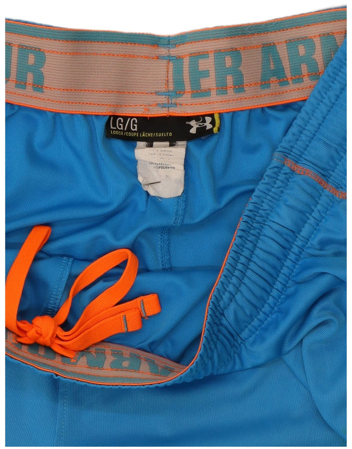Under Armour široke sportske kratke kratke hlače velikog plavog poliestera