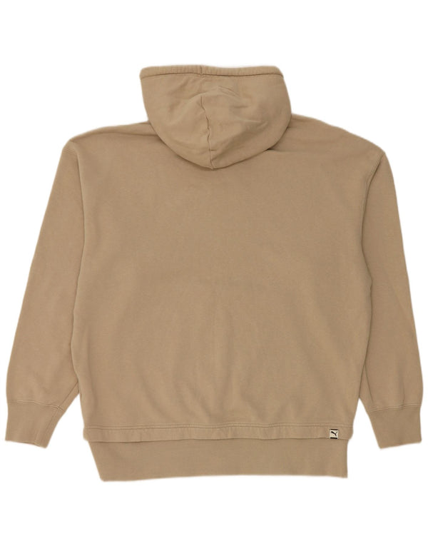 Puma ženska majica s kapuljačom Graphic Oversized UK 16 Large Beige Cotton