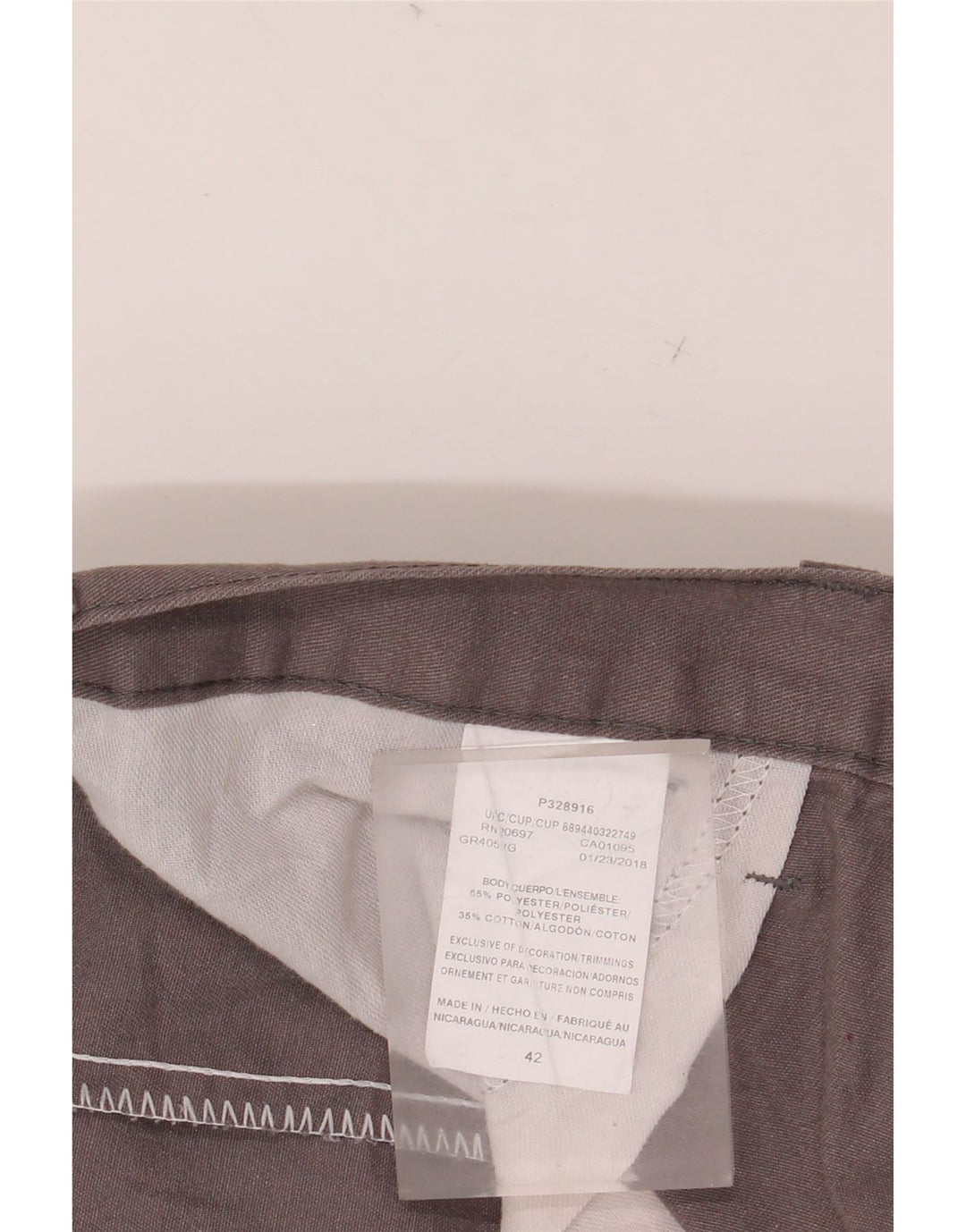 DICKIES Muške ležerne kratke hlače W42 2XL sivi poliester u boji