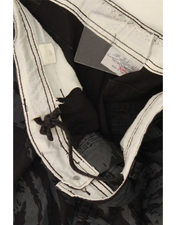Billabong muške grafičke kargo kratke hlače W40 XL sive kamuflažne boje