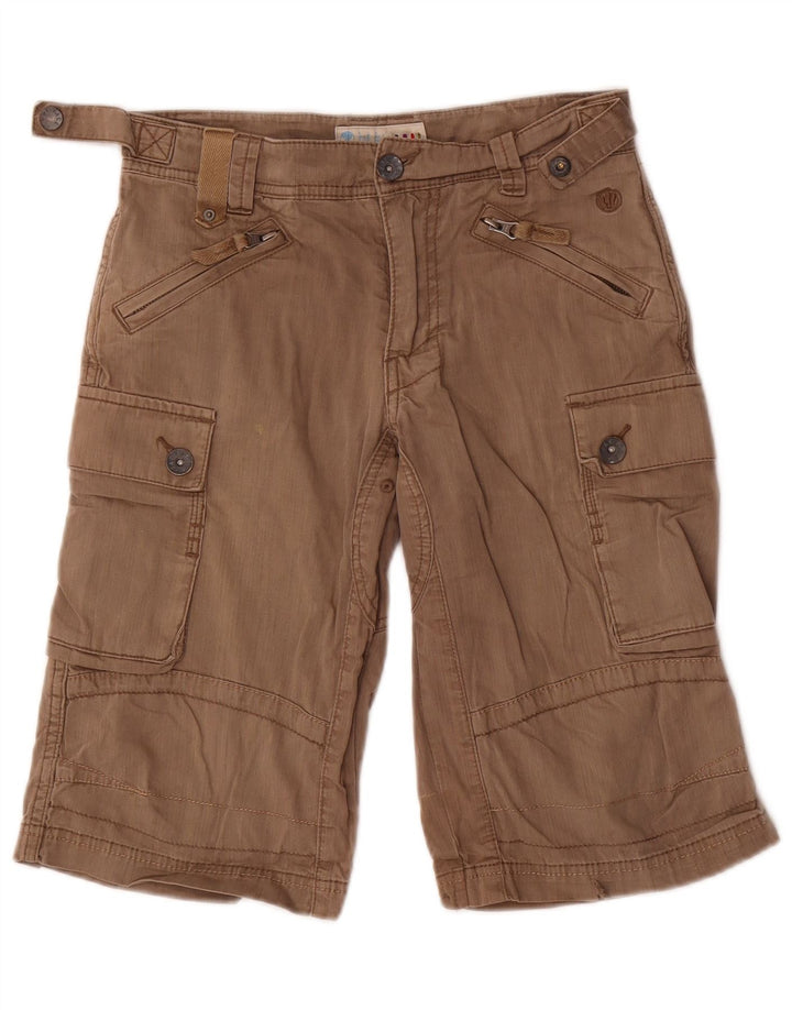 Fat Face Boys Cargo kratke hlače 11-12 godina W28 smeđi pamuk