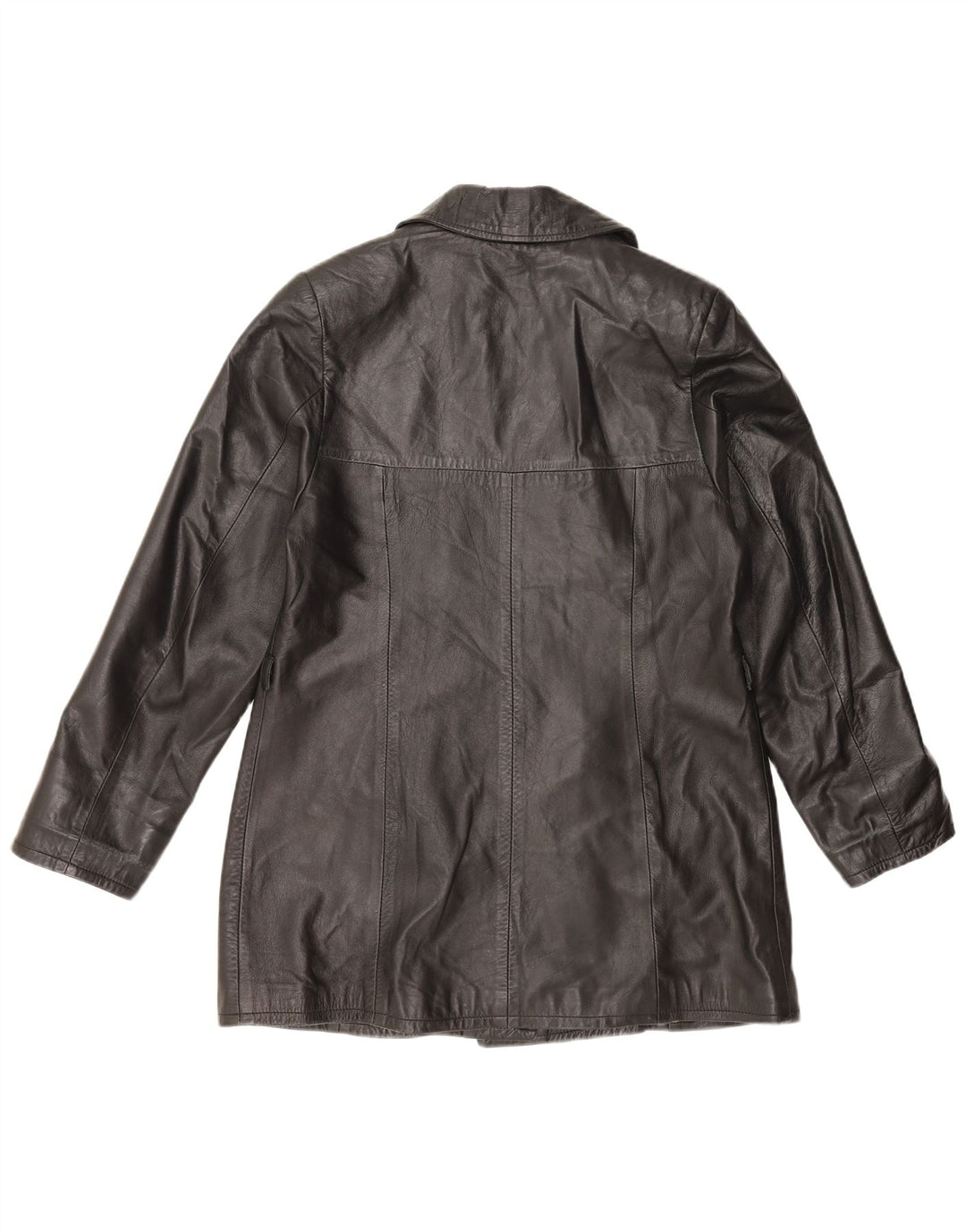 Vintage ženska kožna jakna UK 18 XL crna koža