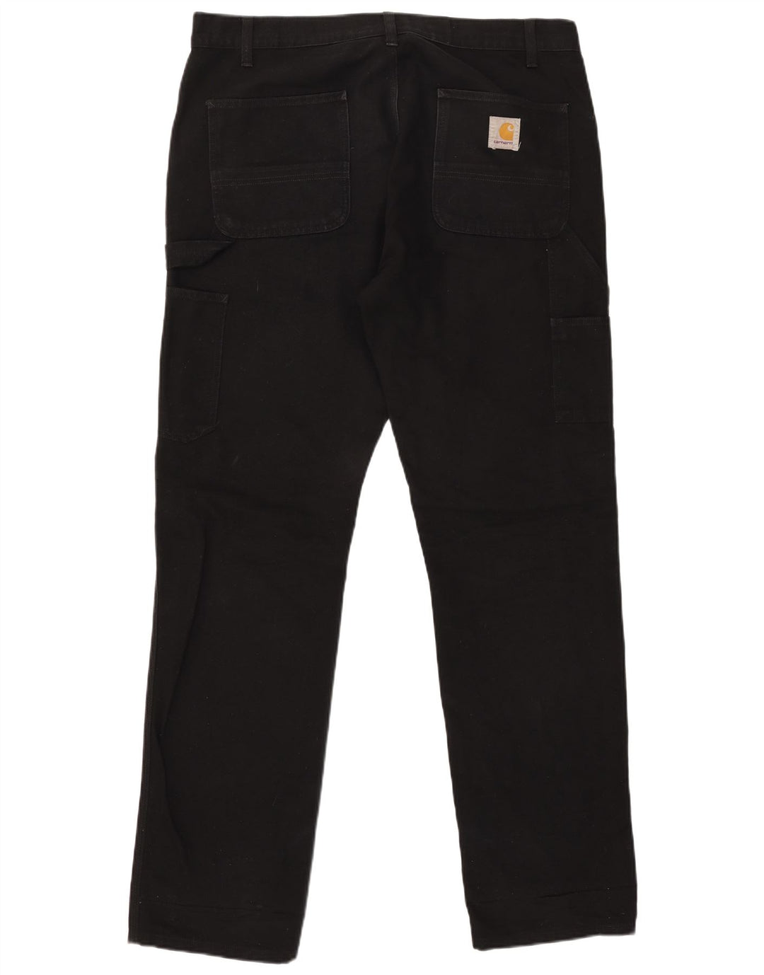 CARHARTT muške ravne kargo hlače W36 L34 crni poliester