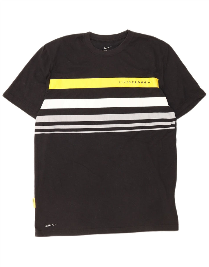 Nike Dri Fit majica kratkih rukava velika crna poliesterska boja