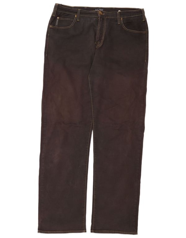 ARMANI Muške ravne traperice W36 L34 crne