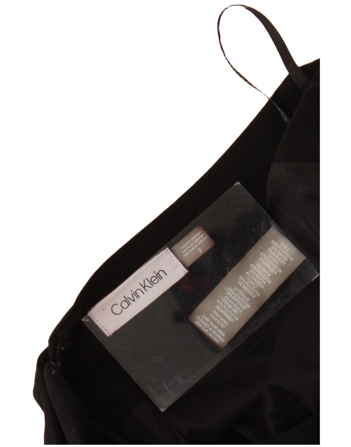 CALVIN KLEIN ženska pencil suknja US 2 XS W28 crni poliester