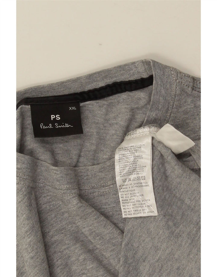 PAUL SMITH Muška majica kratkih rukava 2XL sivi pamuk
