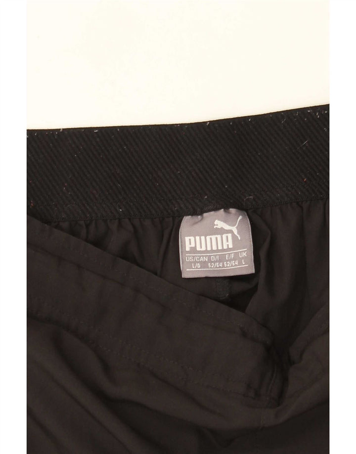 Puma Ženske Graphic Trenirke Hlače UK 14 Large Black