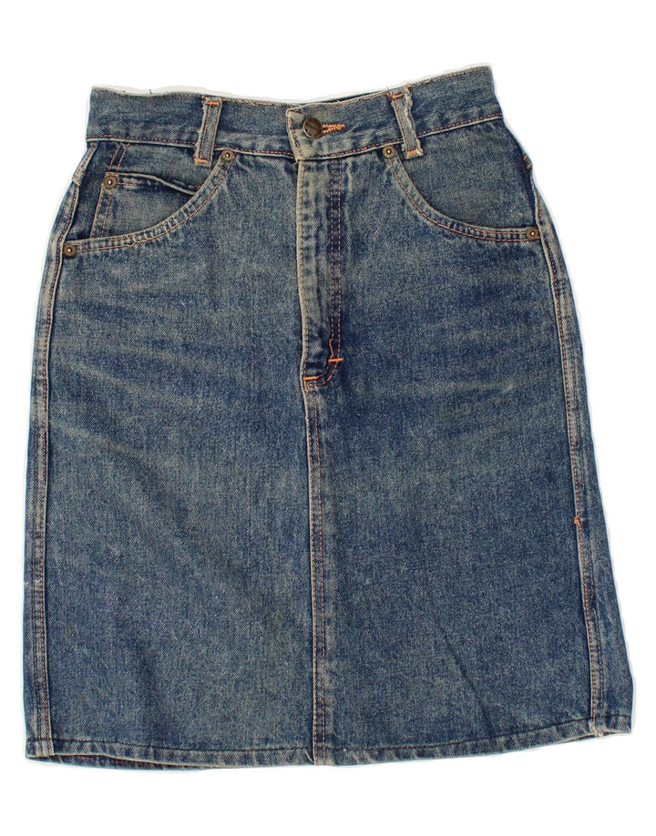 CASUCCI Womens Denim Skirt W24 XS Blue Vintage Casucci and Second-Hand Casucci from Messina Hembry 