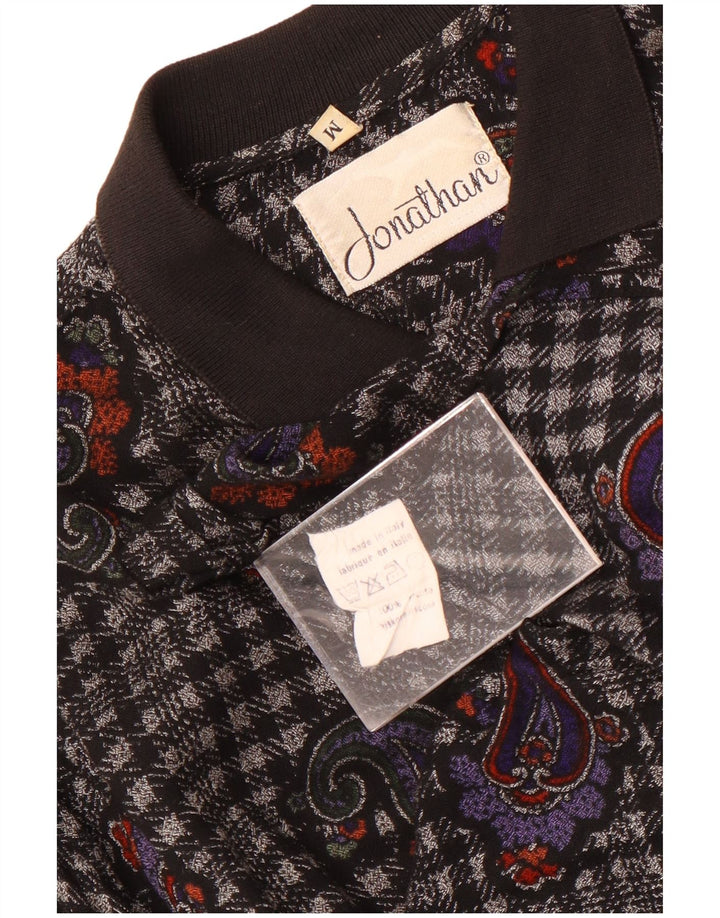 Vintage muška flanelska košulja srednje crne boje od viskoze