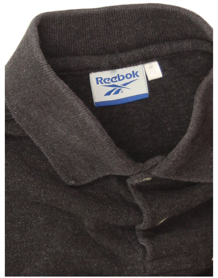 Reebok muška polo majica Large Grey Cotton