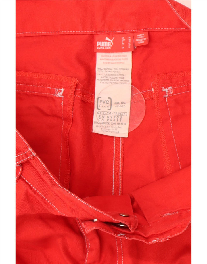 Puma muške kargo kratke hlače W34 Large Red Cotton