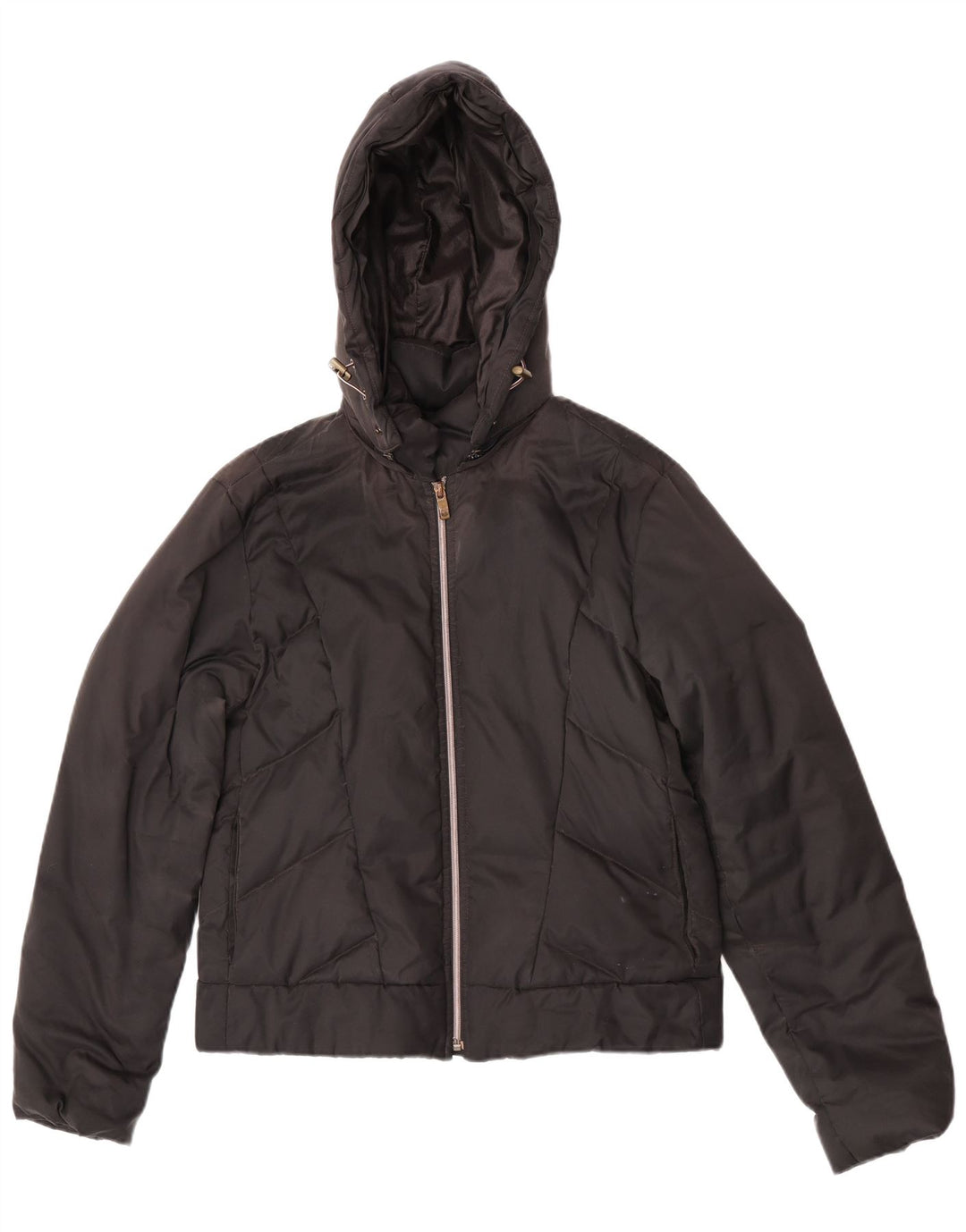 Ciesse Piumini ženska podstavljena jakna s kapuljačom IT 46 veliki crni poliester