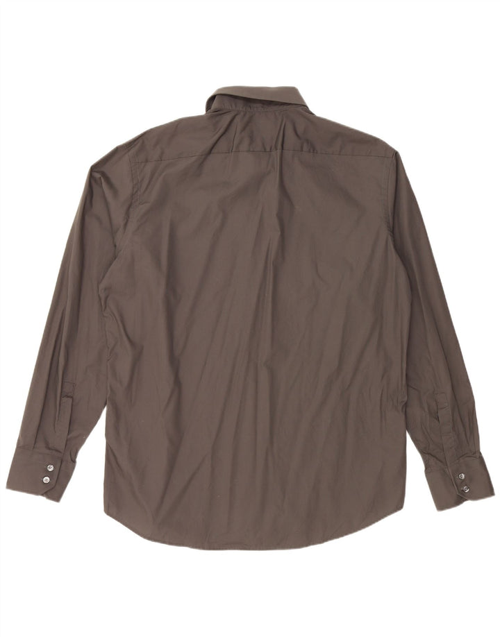 HUGO BOSS Muška košulja standardnog kroja Veličina 44 17 1/2 XL sivi pamuk