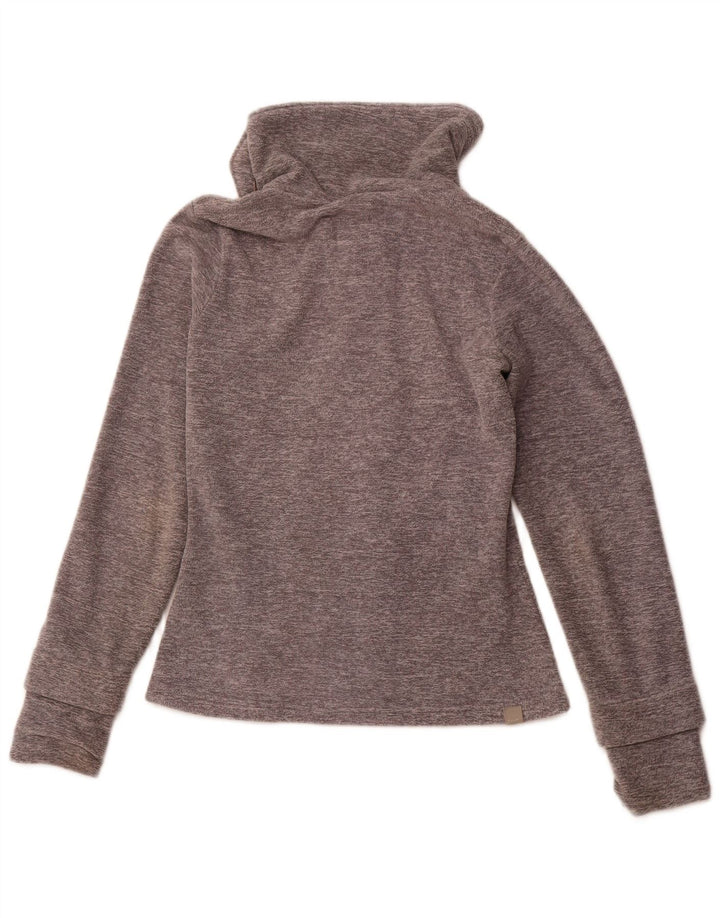 BENCH Ženska grafička jakna od flisa UK 12 Srednje sivi poliester