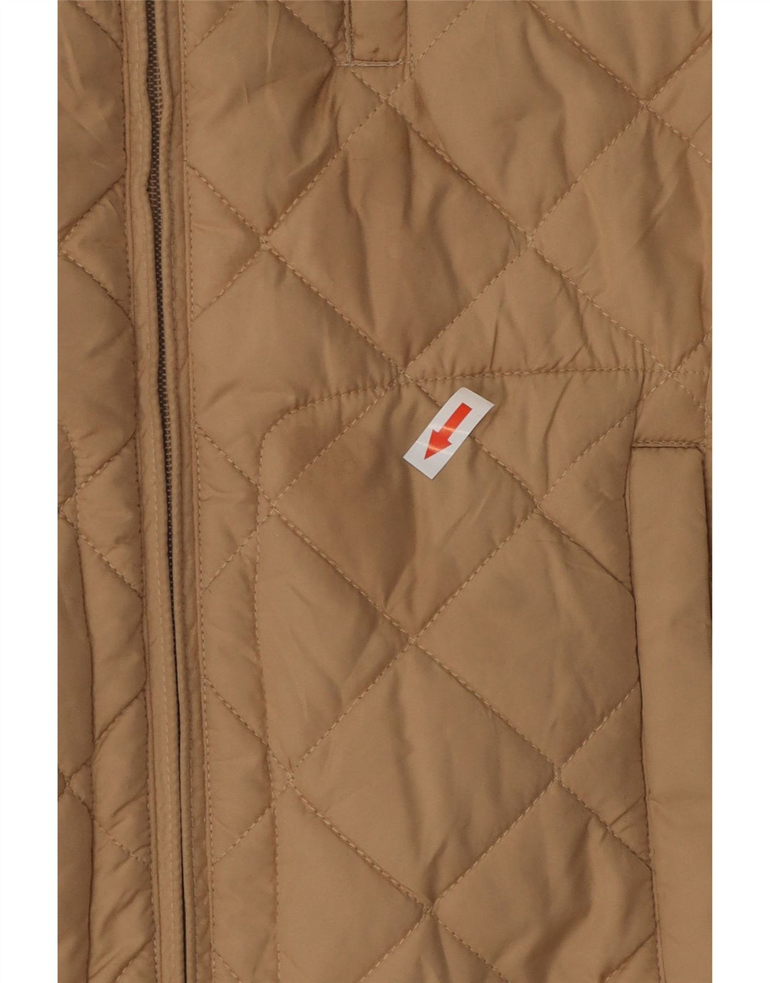 RALPH LAUREN Ženska prošivena jakna UK 14 Medium Beige Colourblock Poliester