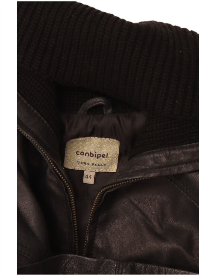 CONBIPEL ženski kožni kaput IT 44 srednje crna koža
