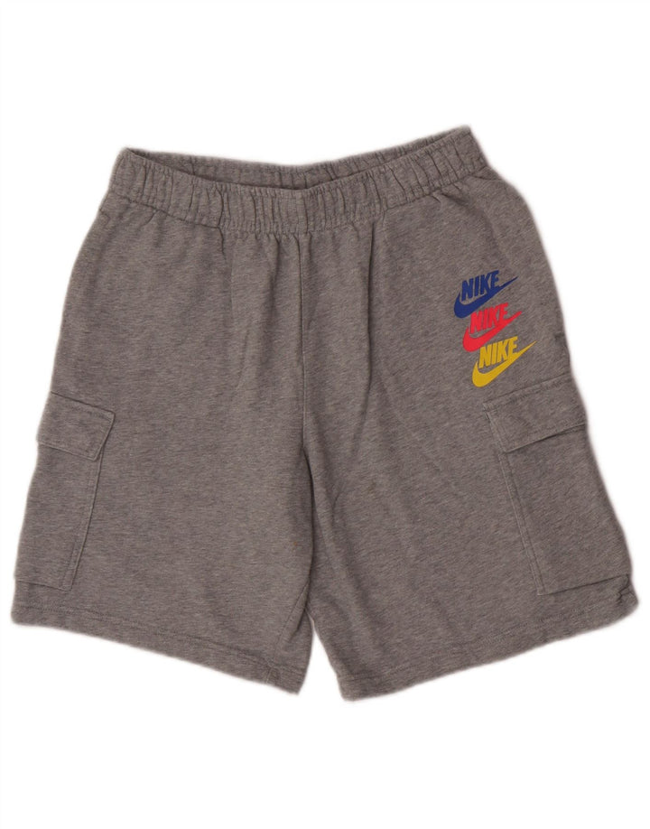 Nike muške sportske kratke hlače male sive pamučne boje