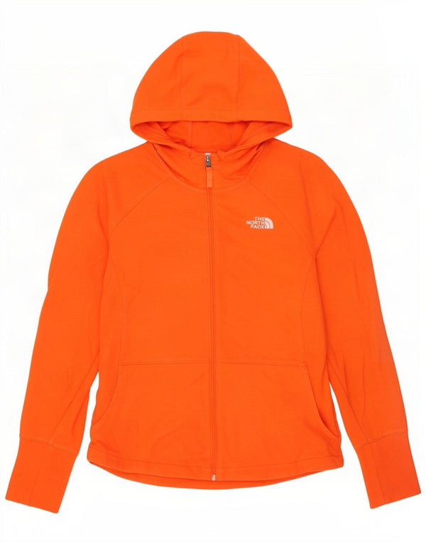 The North Face ženski pulover s kapuljačom s patentnim zatvaračem UK 16 veliki narančasti pamuk