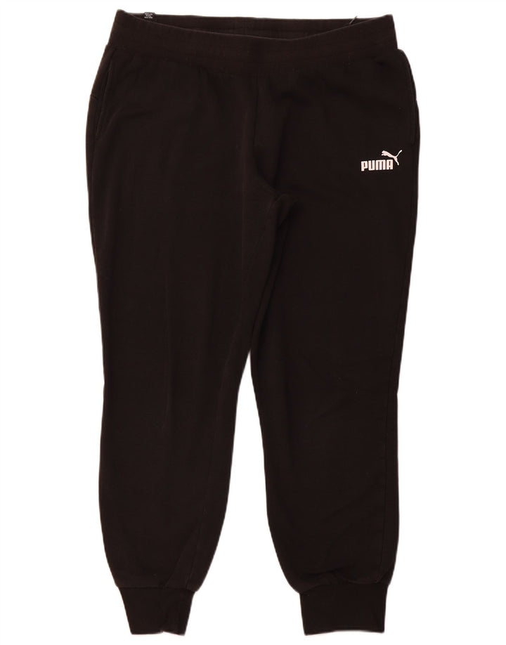 PUMA Ženska trenirka Hlače Joggers UK 16 Large Black