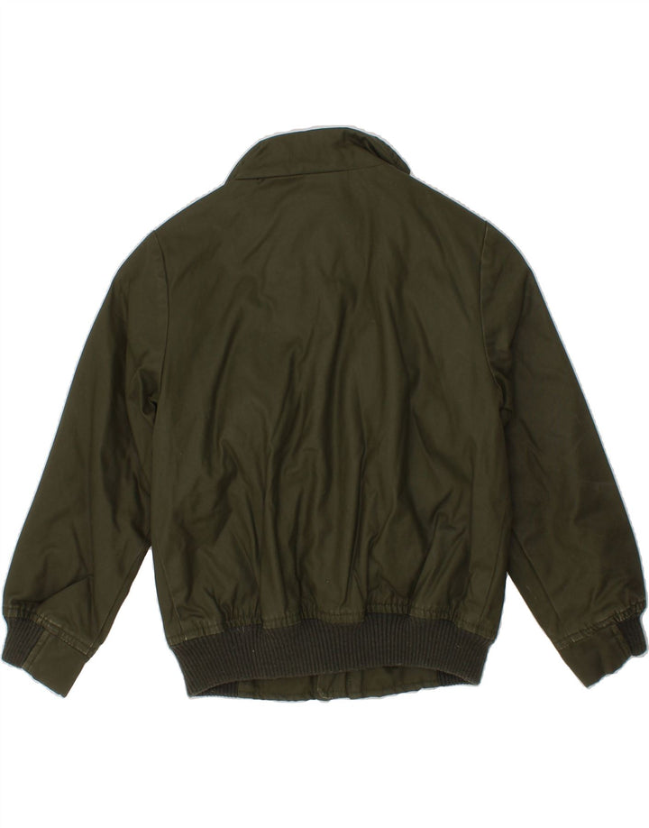 KAPPA Boys Bomber Jacket 3-4 Years Small  Khaki Cotton Army Vintage Kappa and Second-Hand Kappa from Messina Hembry 