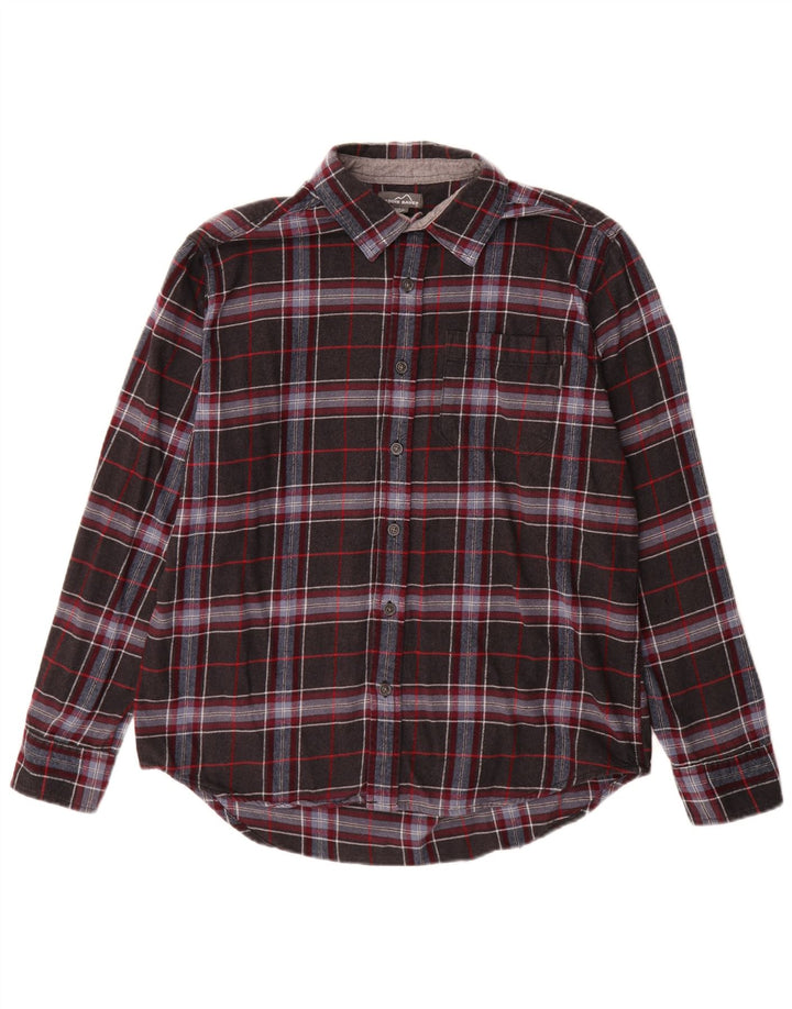 Eddie Bauer muška flanelska košulja, veliki sivi karirani pamuk