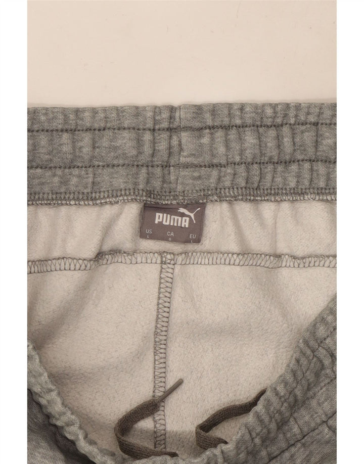 PUMA Muška trenirka Hlače Joggers Veliki sivi flekasti pamuk