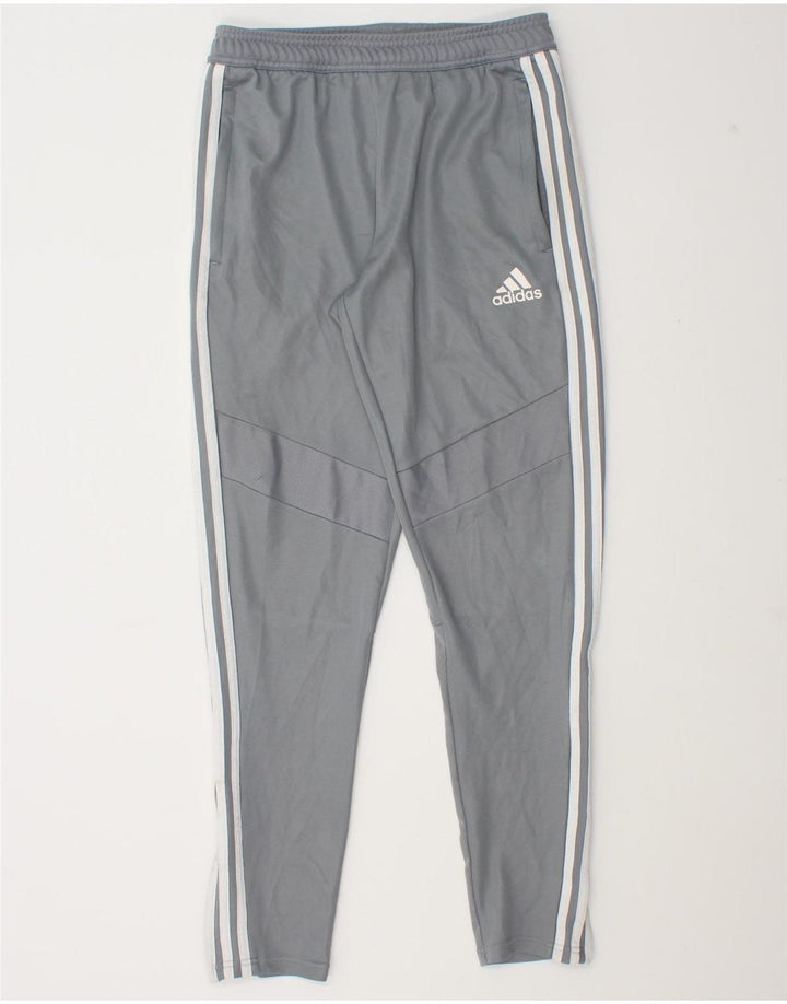 Adidas muške trenirke male sive poliesterske hlače