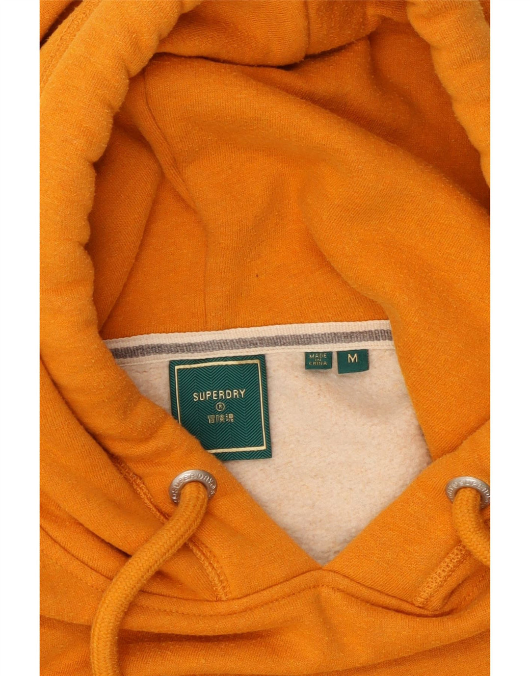 Superdry muška majica s kapuljačom Srednje narančasti poliester