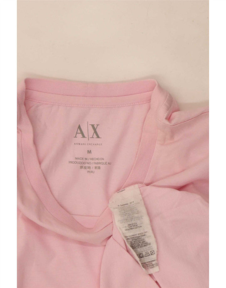 Armani Exchange muška majica kratkih rukava Srednje ružičasti pamuk