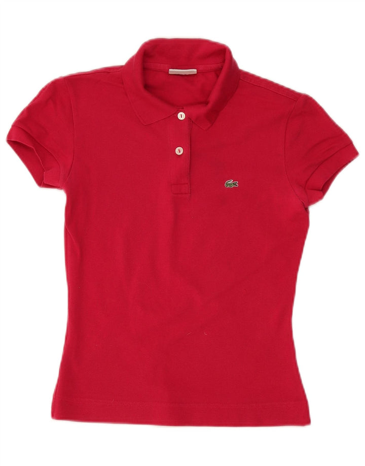 Lacoste ženska polo majica veličine 36 mala crvena pamuk