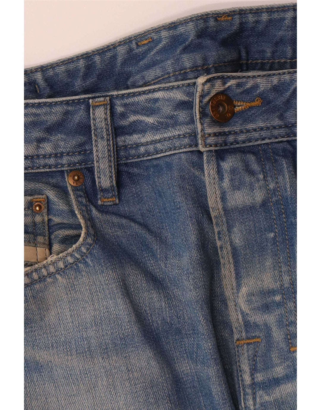 Diesel muške traperice Zatiny Regular Bootcut W30 L30 plavi pamuk
