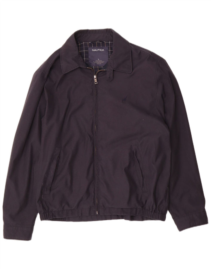 Nautica muška bomber jakna UK 40 veliki tamnoplavi poliester