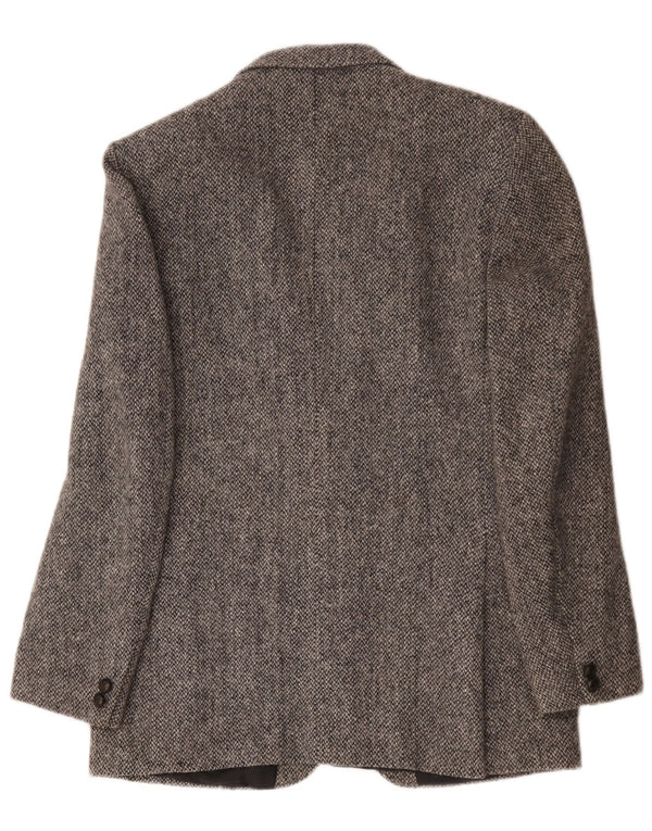 Harris Tweed muški sako sa 2 gumba UK 40 velika siva vuna