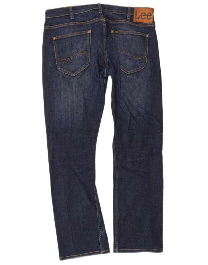 Muške traperice Lee Powell Bootcut W36 L34 tamnoplavi pamuk