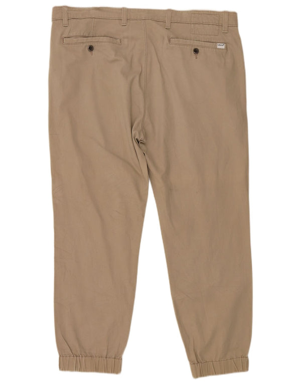 Levi's muške joggers chino hlače W38 L30 bež pamuk