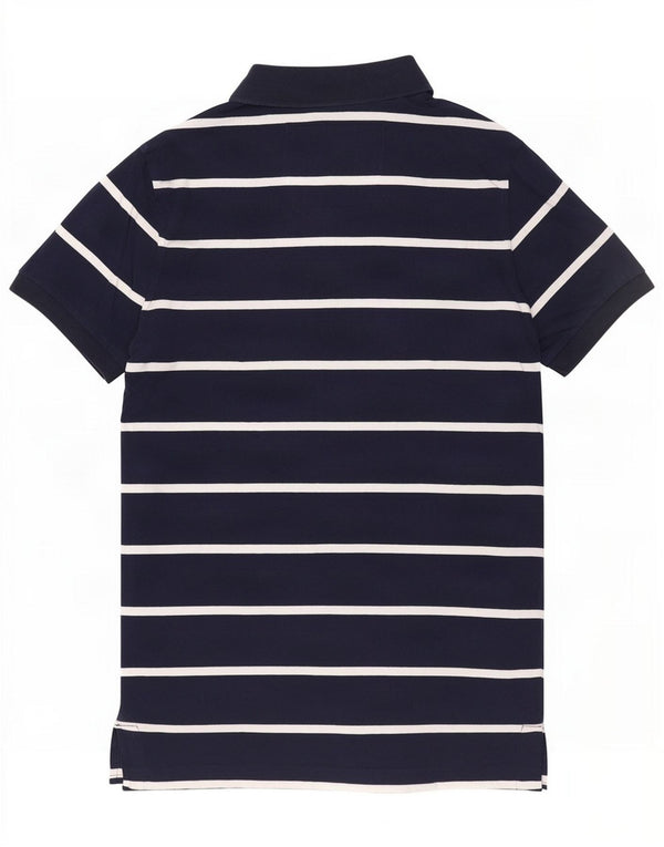 Superdry muška polo majica srednje tamnoplave pamučne pruge
