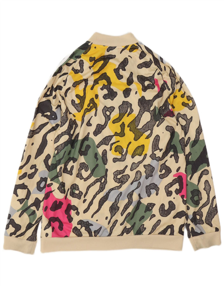 ADIDAS Gornja jakna za trenirku za djevojčice 15-16 godina, bež poliester sa životinjskim printom