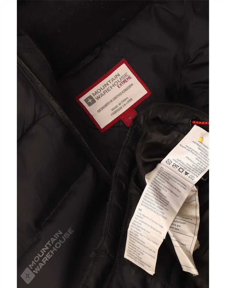 Mountain Warehouse Muška podstavljena jakna s kapuljačom UK 38 Srednji crni najlon