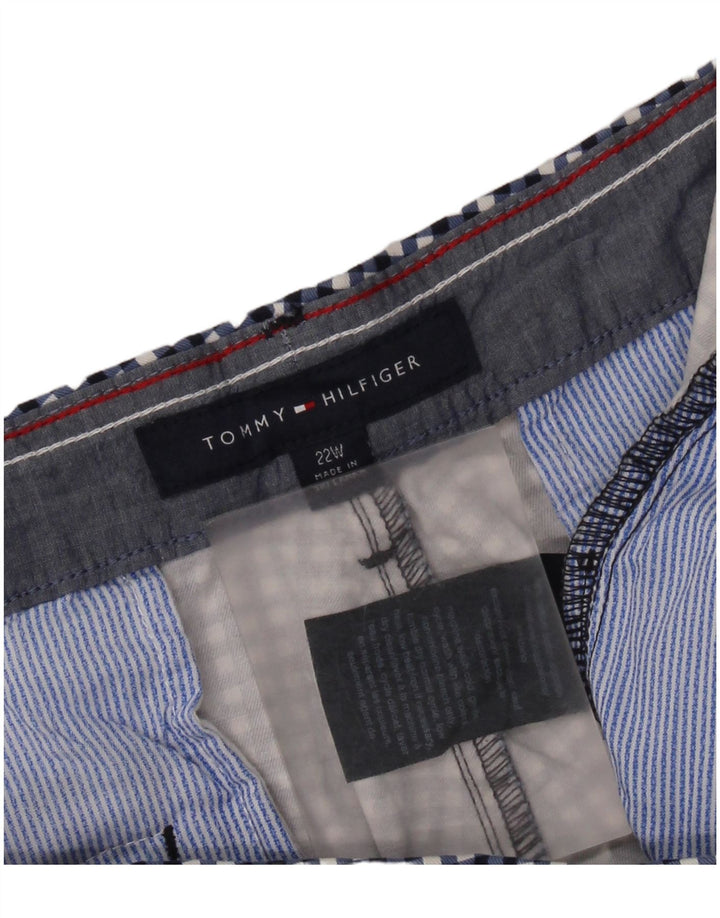 TOMMY HILFIGER Muške skraćene hlače US 22 3XL W46 L27 tamnoplave gingham